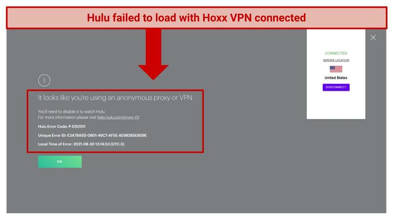 Blocked By: Amazon Prime Video and Hulu